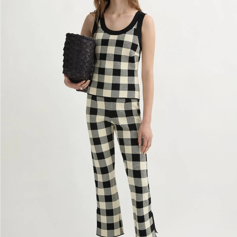 Posse Pippa Checkered Top and Pants Set